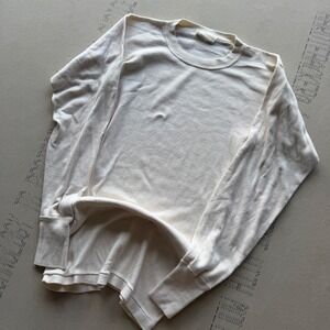 Vintage 70s Unbranded Long Sleeve Thermal Shirt